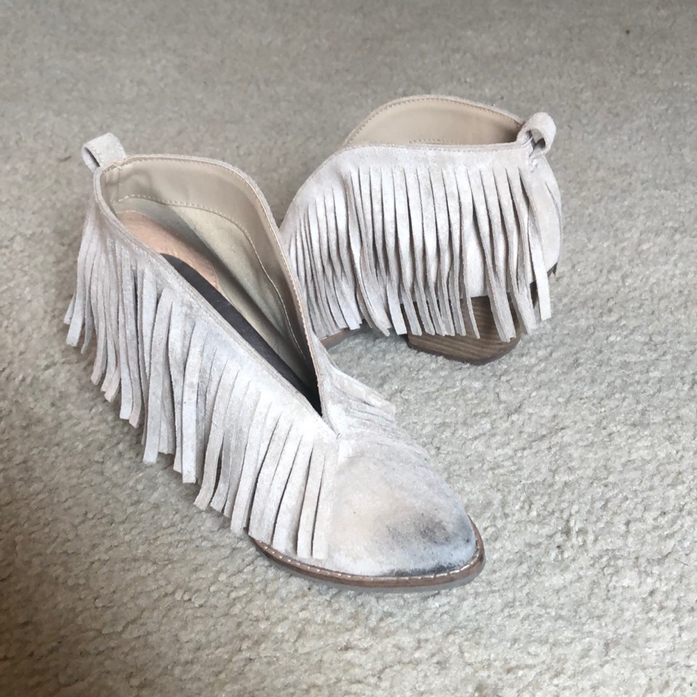 Coconuts Fringe Booties